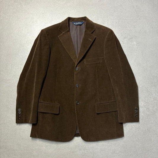 Brooks Brothers 1818 Tailored Jacket Corduroy Brown M Equivalent Autumn/Winter