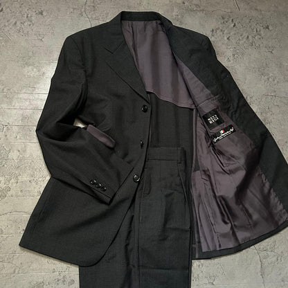 Very good condition Marzotto special order MEN’s BIGI mod suit all over pattern gray