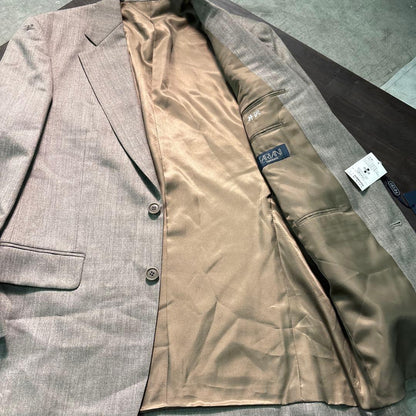 7LA1 Setup Suit Tailored Jacket Dead Stock Beige Old Clothes