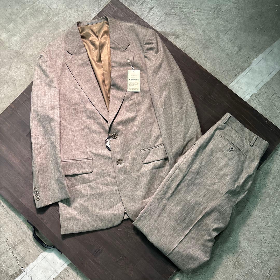 7LA1 Setup Suit Tailored Jacket Dead Stock Beige Old Clothes