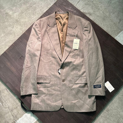 7LA1 Setup Suit Tailored Jacket Dead Stock Beige Old Clothes