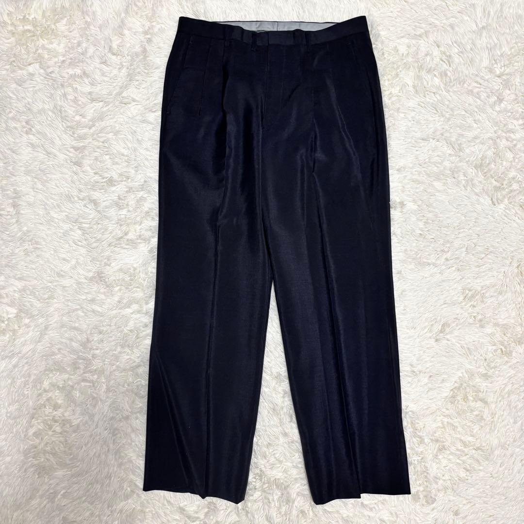 [Made in England x 60% Mohair] Casual suit double setup dark blue M