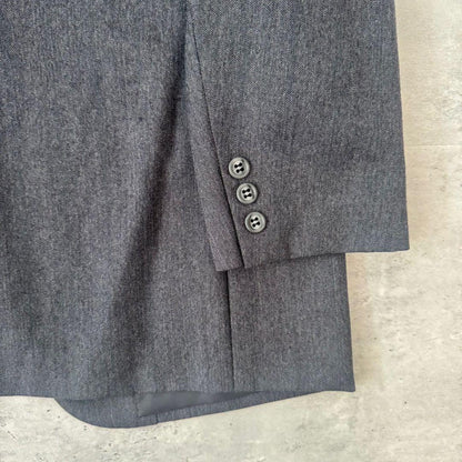 USED VINTAGE Setup Suit Three Piece Vest Gray