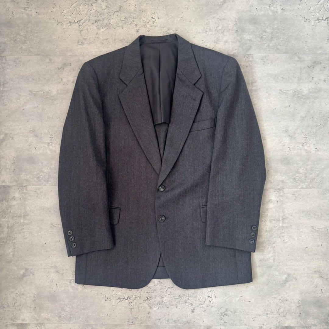 USED VINTAGE Setup Suit Three Piece Vest Gray