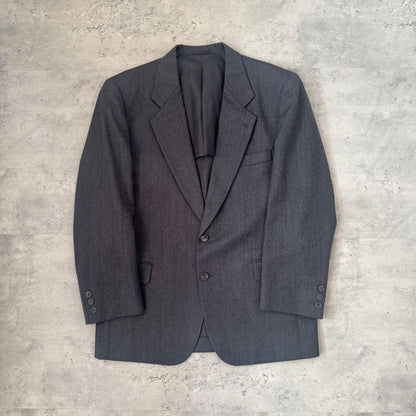 USED VINTAGE Setup Suit Three Piece Vest Gray