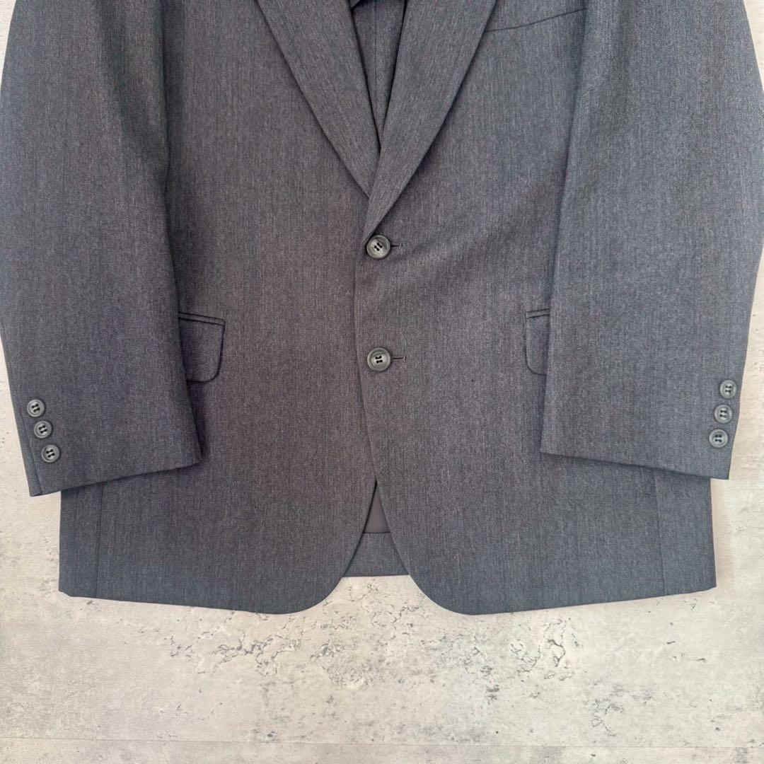 USED VINTAGE Setup Suit Three Piece Vest Gray