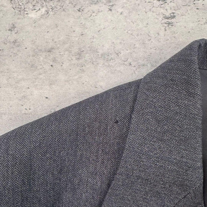 USED VINTAGE Setup Suit Three Piece Vest Gray