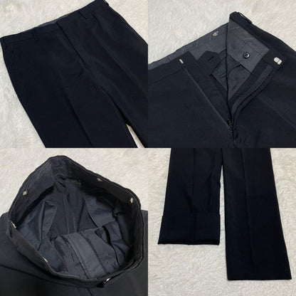 90s Casual Suit Setup Black Double Mode Vintage