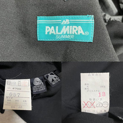 90s Casual Suit Setup Black Double Mode Vintage