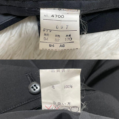 90s Casual Suit Setup Black Double Mode Vintage