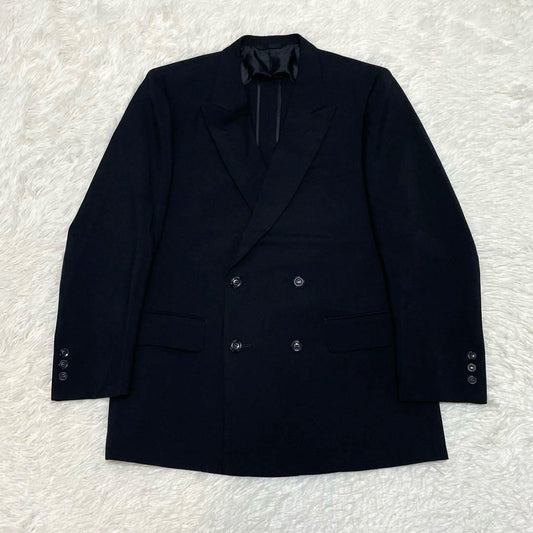 90s Casual Suit Setup Black Double Mode Vintage