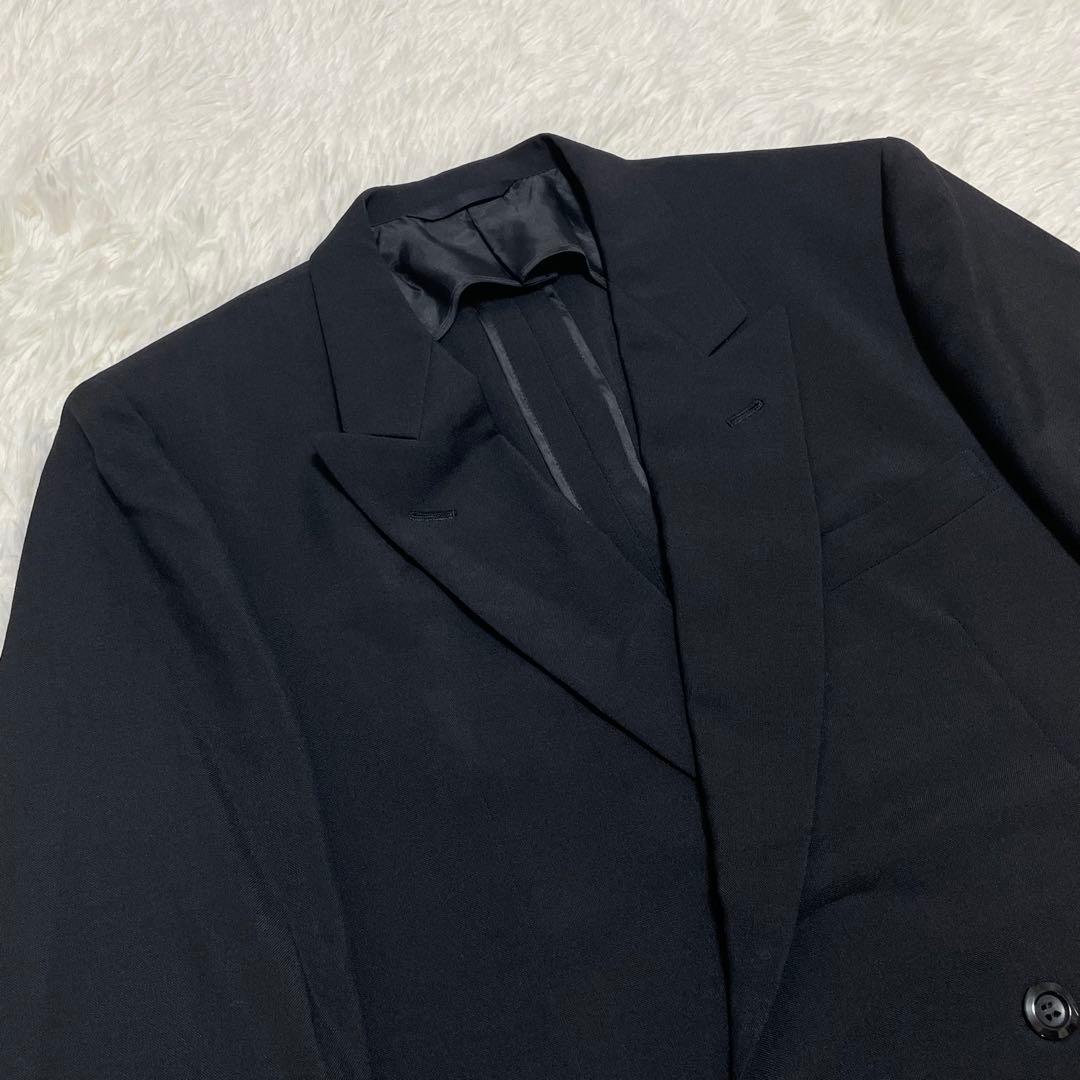 90s Casual Suit Setup Black Double Mode Vintage