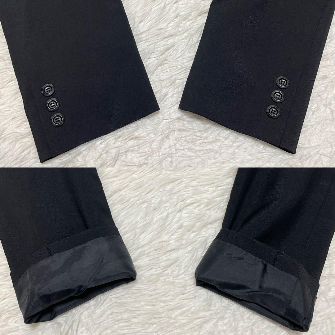 90s Casual Suit Setup Black Double Mode Vintage