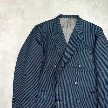40s 50s vintage suits double rockabilly extra thick all over pattern rare