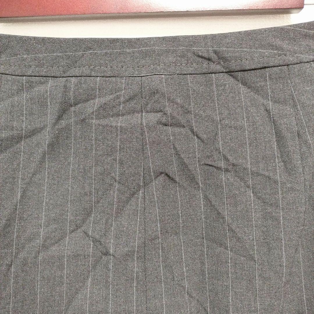 THE LIMITED Pinstripe Tight Skirt Gray No. 10 L