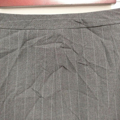 THE LIMITED Pinstripe Tight Skirt Gray No. 10 L