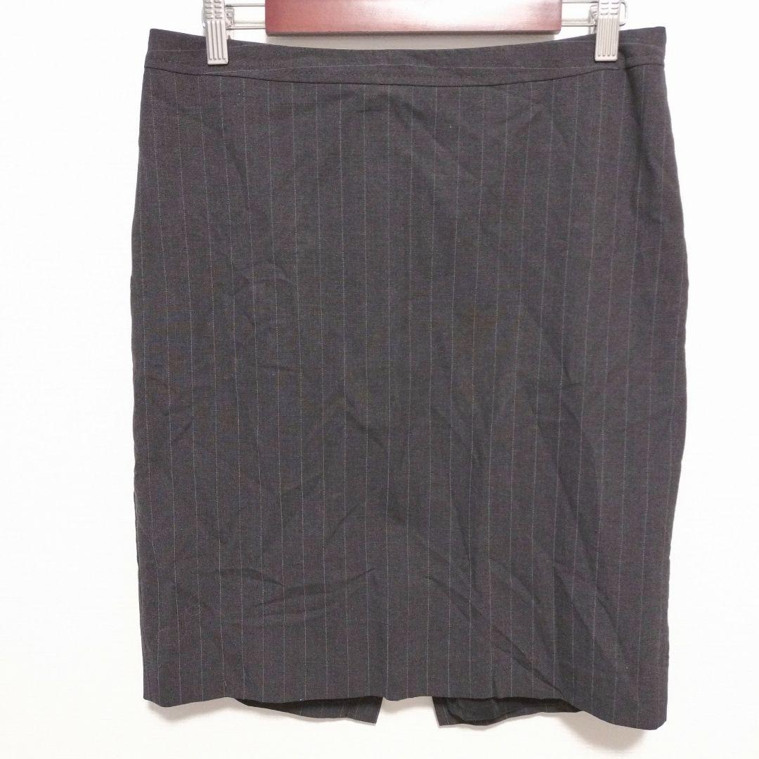 THE LIMITED Pinstripe Tight Skirt Gray No. 10 L