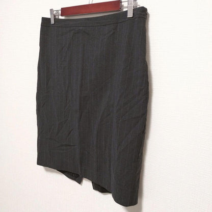 THE LIMITED Pinstripe Tight Skirt Gray No. 10 L