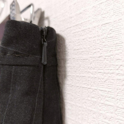 THE LIMITED Pinstripe Tight Skirt Gray No. 10 L
