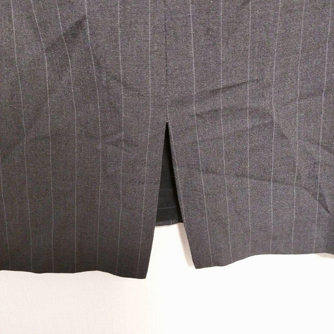 THE LIMITED Pinstripe Tight Skirt Gray No. 10 L