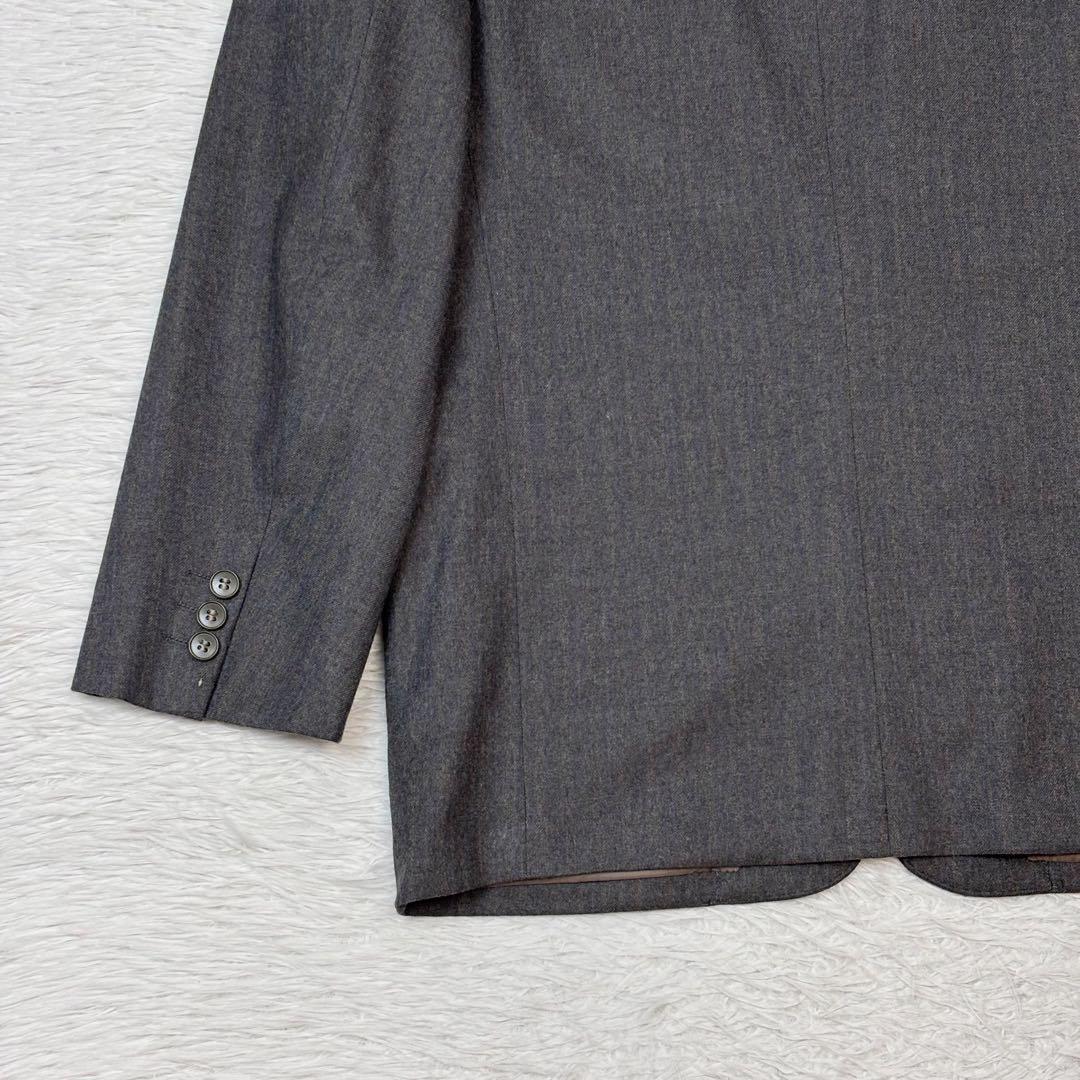Yves Saint Laurent Suit Setup Dark Gray Wool Single Top and Bottom