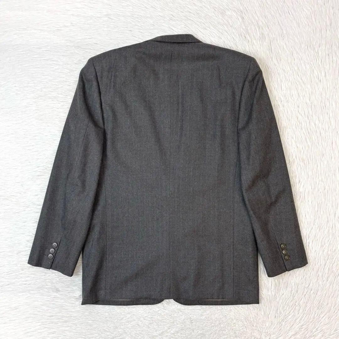 Yves Saint Laurent Suit Setup Dark Gray Wool Single Top and Bottom