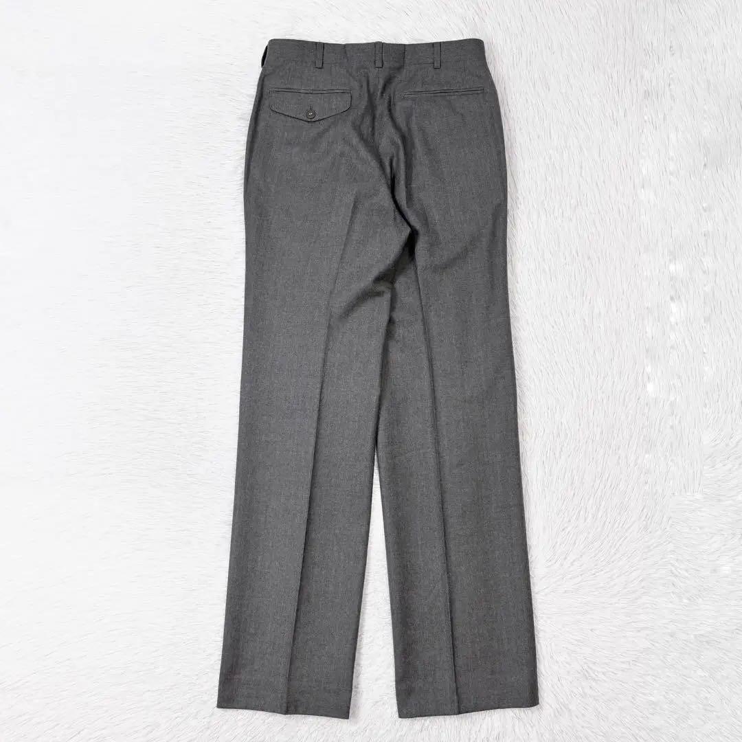 Yves Saint Laurent Suit Setup Dark Gray Wool Single Top and Bottom