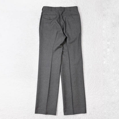 Yves Saint Laurent Suit Setup Dark Gray Wool Single Top and Bottom
