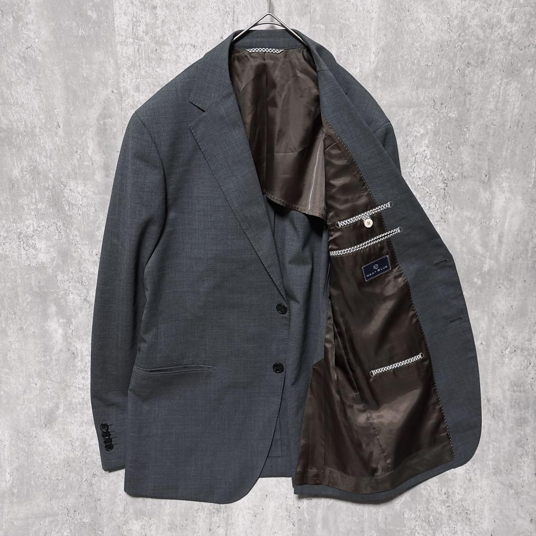 [Extremely Good Condition] Next Blue Aoyama Tailored Jacket Gray Business Suit Large