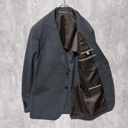 [Extremely Good Condition] Next Blue Aoyama Tailored Jacket Gray Business Suit Large