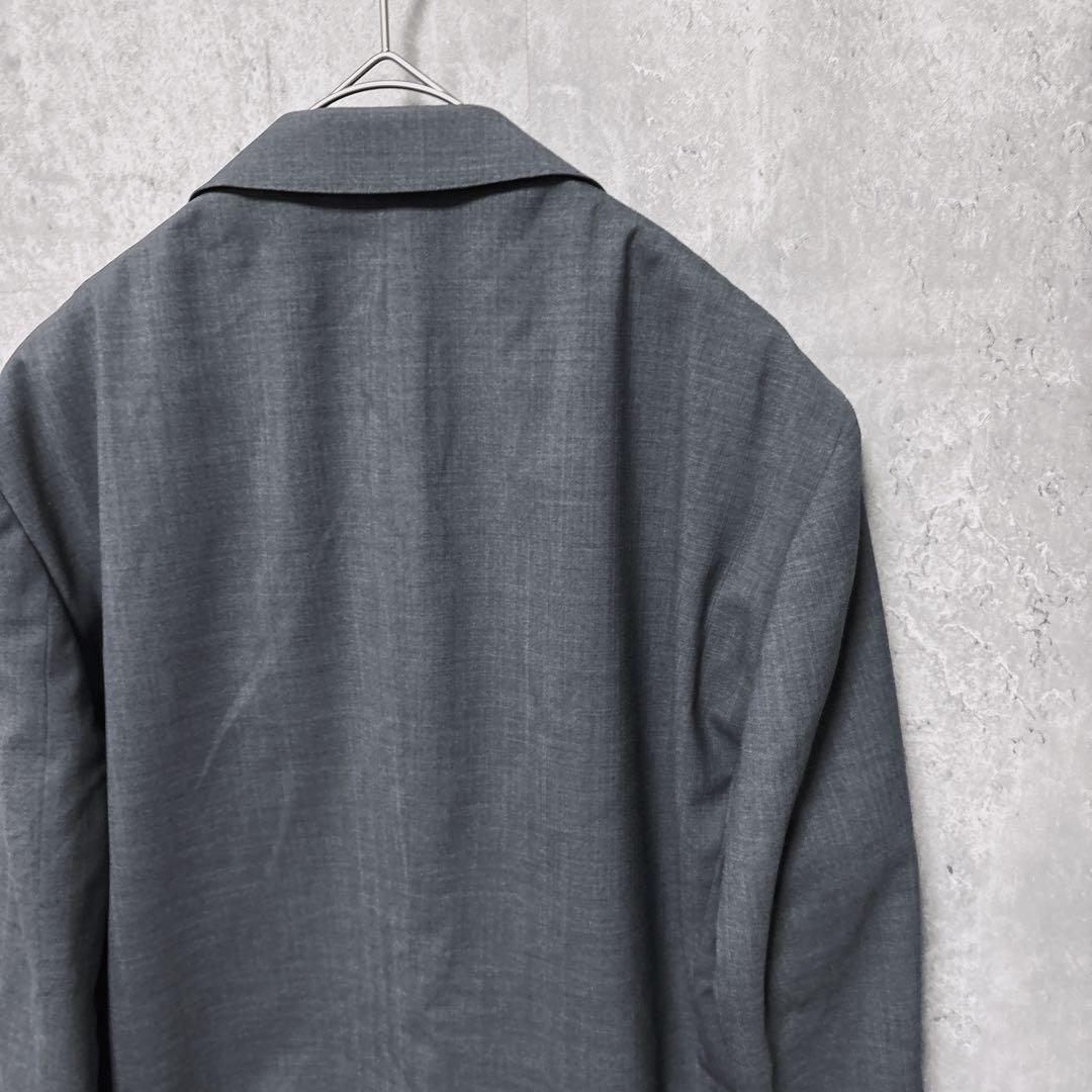 [Extremely Good Condition] Next Blue Aoyama Tailored Jacket Gray Business Suit Large