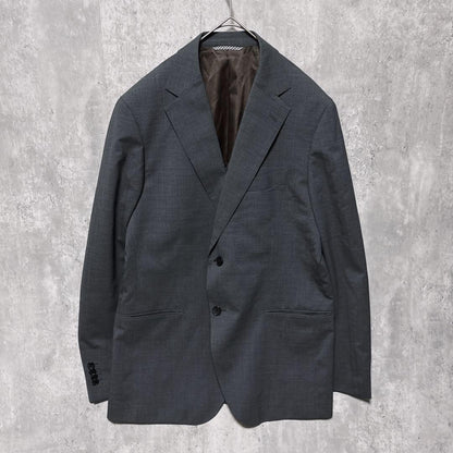 [Extremely Good Condition] Next Blue Aoyama Tailored Jacket Gray Business Suit Large