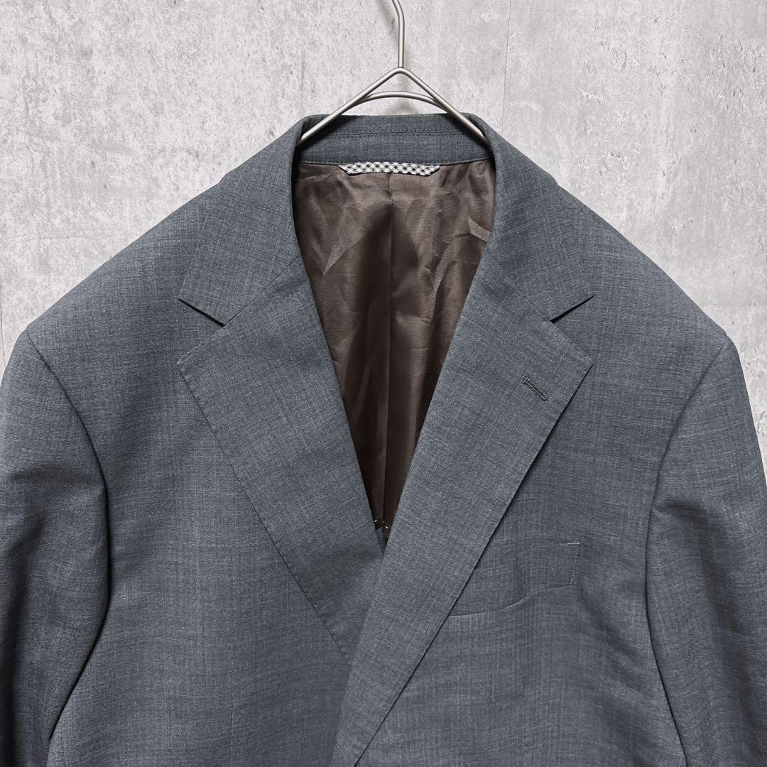 [Extremely Good Condition] Next Blue Aoyama Tailored Jacket Gray Business Suit Large