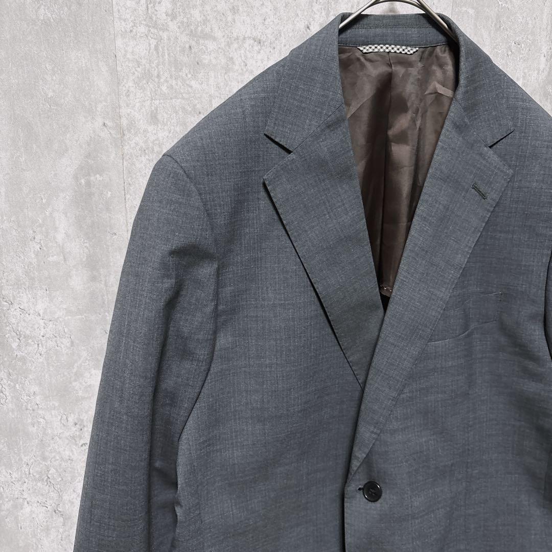 [Extremely Good Condition] Next Blue Aoyama Tailored Jacket Gray Business Suit Large