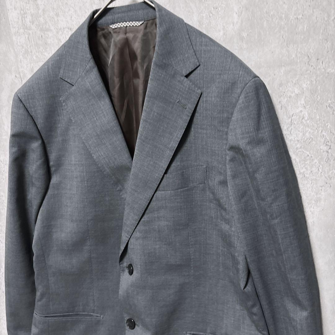 [Extremely Good Condition] Next Blue Aoyama Tailored Jacket Gray Business Suit Large
