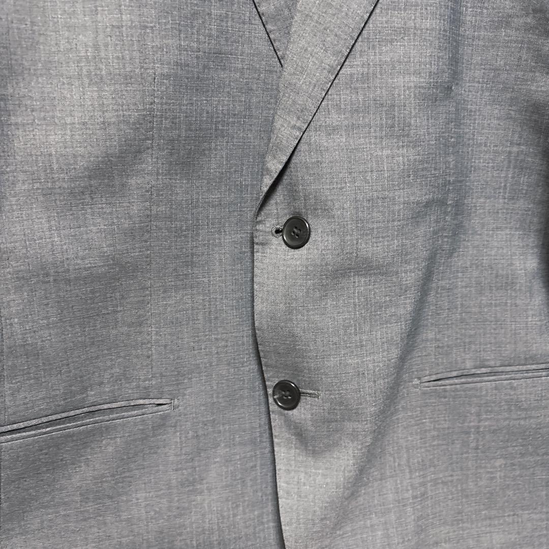 [Extremely Good Condition] Next Blue Aoyama Tailored Jacket Gray Business Suit Large