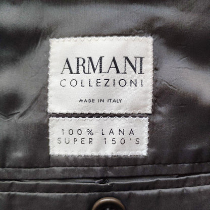 Finest SUPER150'S Armani Rezzoni Suit Made in Italy 50 L