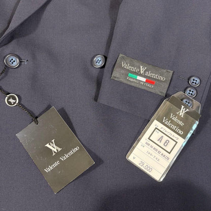 【rare! ️New and unused item!! ️] Vintage suit double setup A6 navy