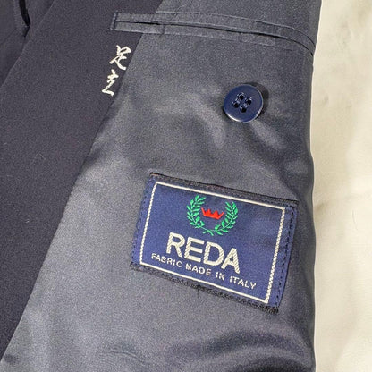 【rare! ️New and unused item!! ️] Vintage suit double setup A6 navy