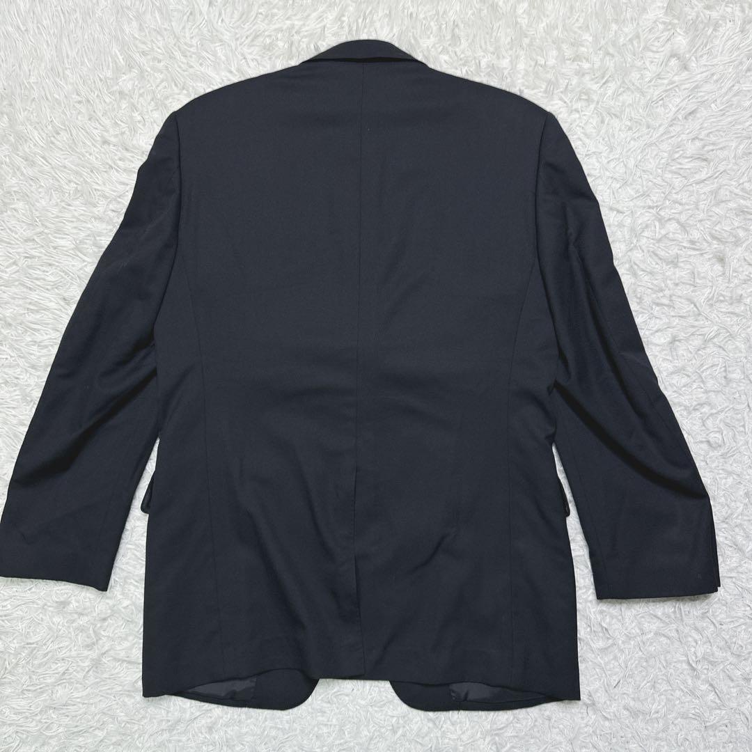 Gold button suit black setup Y2K oversize wool L