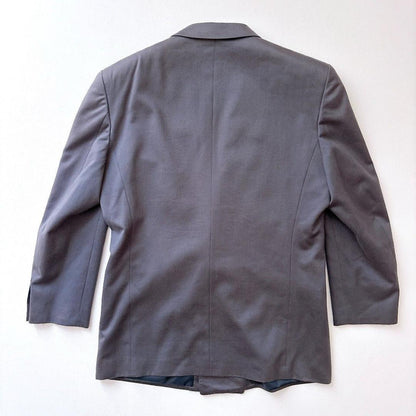 Masaki Suda Vintage Double Breasted Casual Suit Top and Bottom Dark Blue L