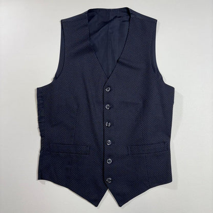 Casual suit, all-over pattern, dot pattern, 3-piece suit, jacket, vest, pants