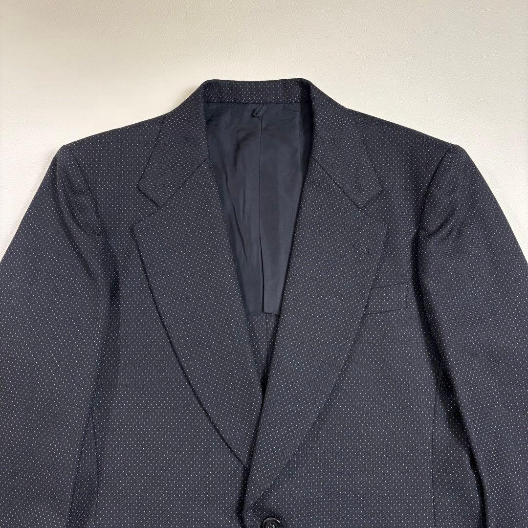 Casual suit, all-over pattern, dot pattern, 3-piece suit, jacket, vest, pants