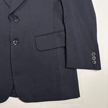 Casual suit, all-over pattern, dot pattern, 3-piece suit, jacket, vest, pants