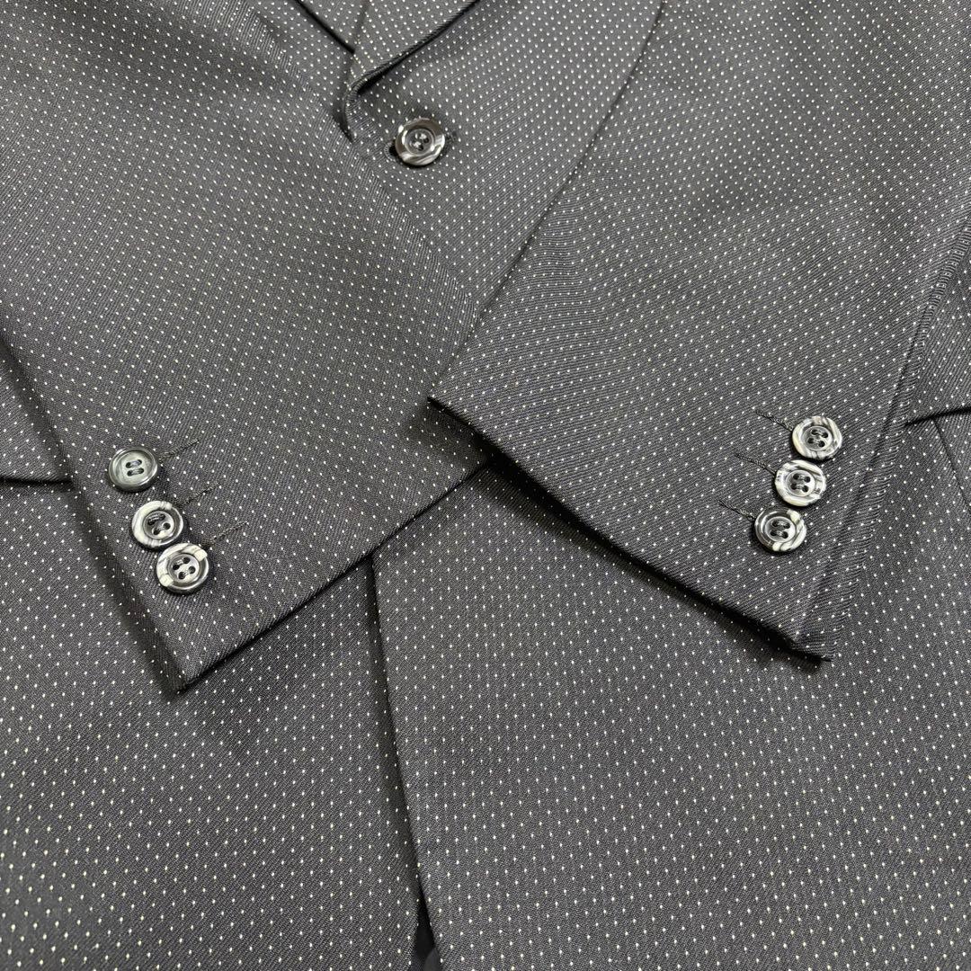 Casual suit, all-over pattern, dot pattern, 3-piece suit, jacket, vest, pants