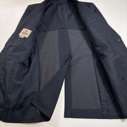 Casual suit, all-over pattern, dot pattern, 3-piece suit, jacket, vest, pants