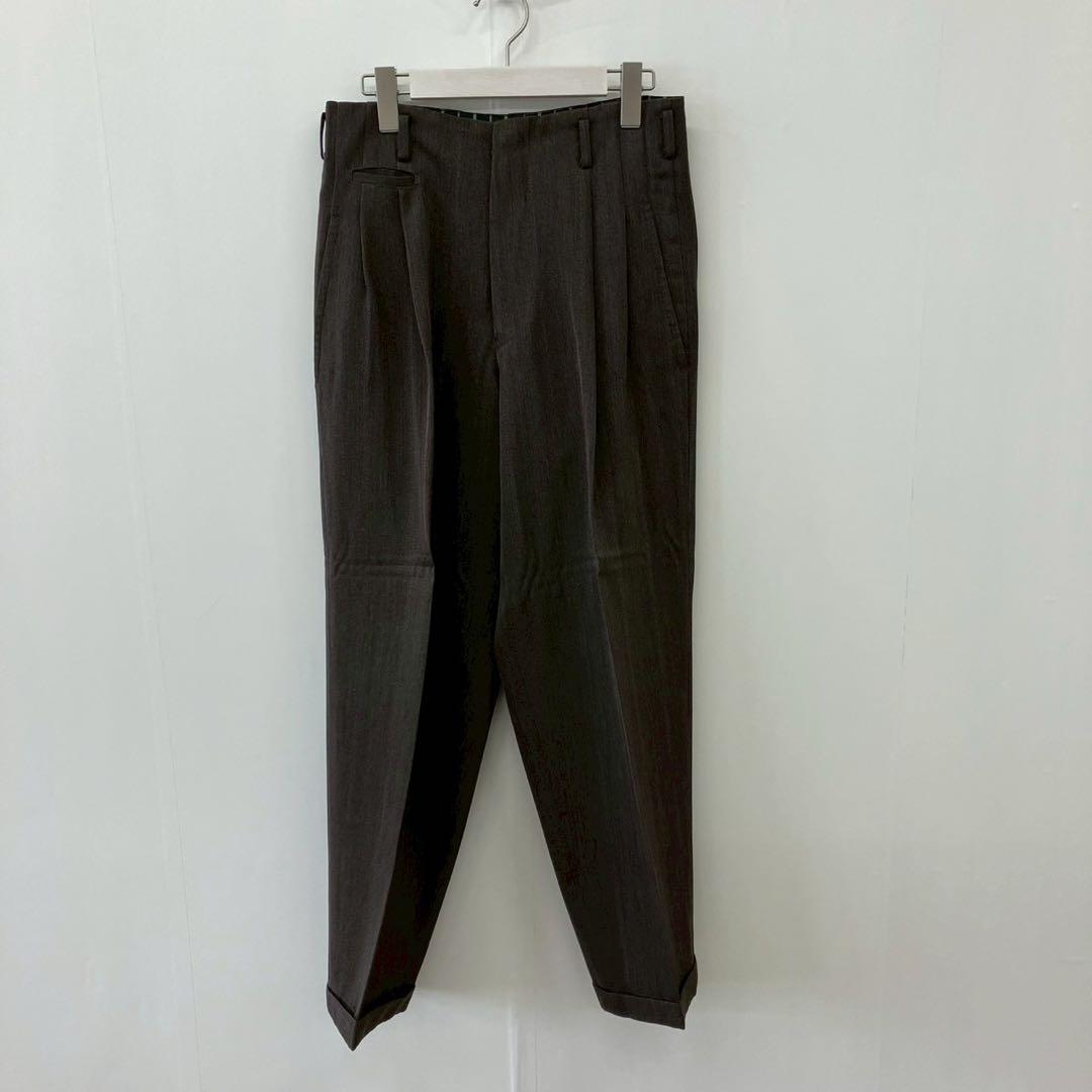 [a1486] Nicole Suit Setup Brown M Vintage Men's Clothing
