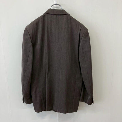 [a1486] Nicole Suit Setup Brown M Vintage Men's Clothing