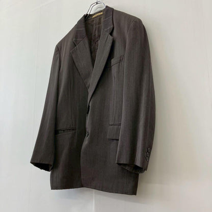 [a1486] Nicole Suit Setup Brown M Vintage Men's Clothing