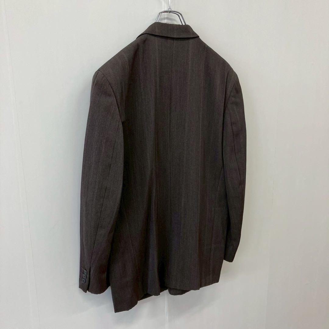 [a1486] Nicole Suit Setup Brown M Vintage Men's Clothing